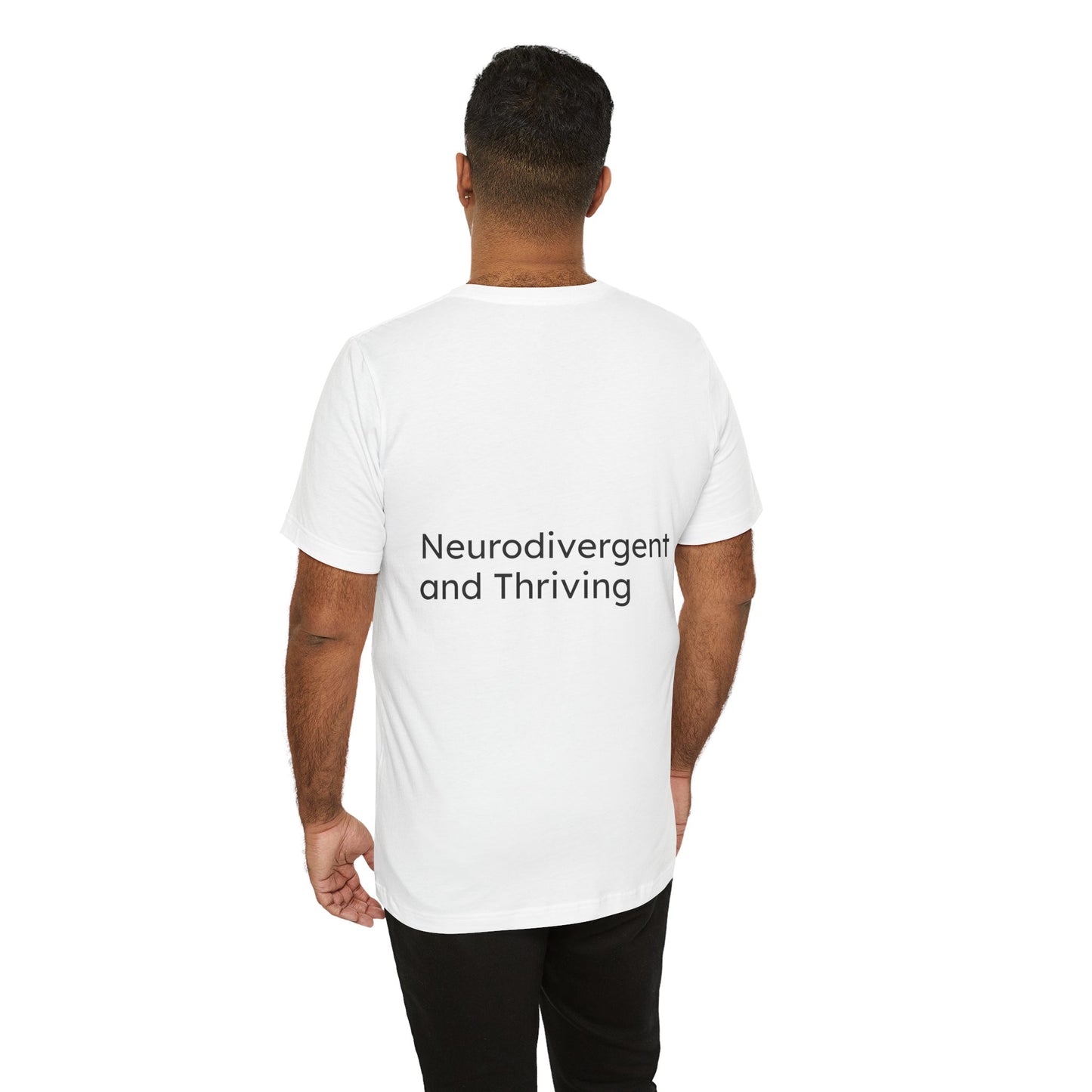 Unisex T-Shirt: 'Wired to Shine' - Neurodivergent and Thriving