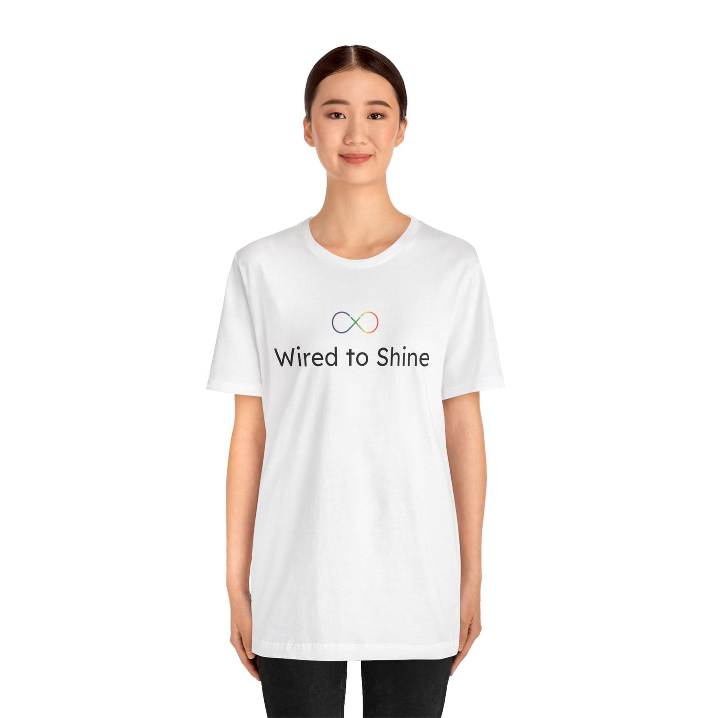 Unisex T-Shirt: 'Wired to Shine' - Wired Differently, Built Brilliantly