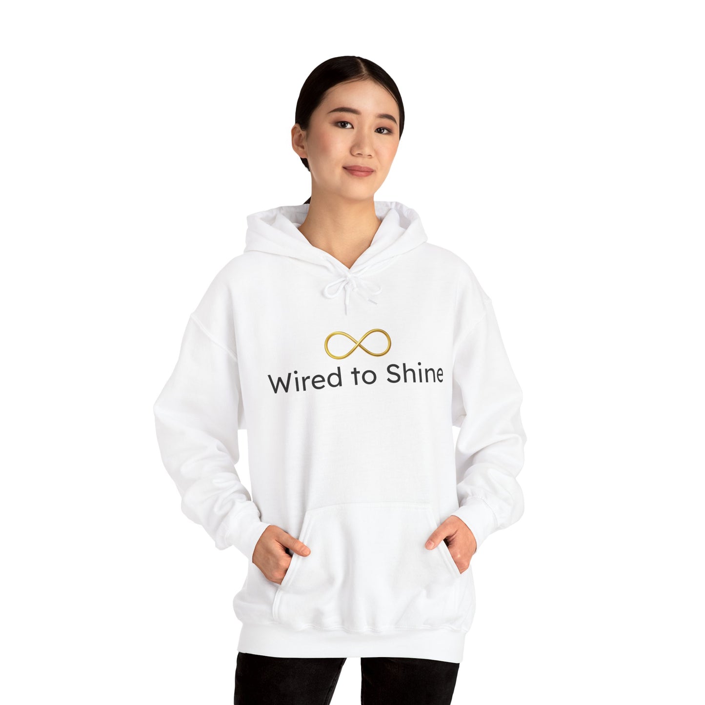 Different Not Less Wired to Shine Unisex Hoodie
