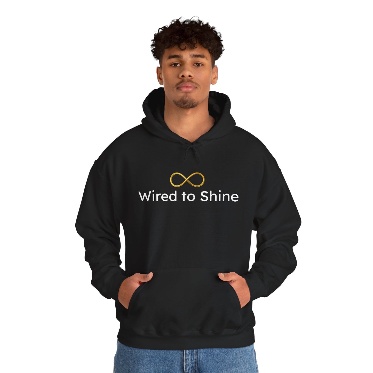 Different Not Less Wired to Shine Unisex Hoodie