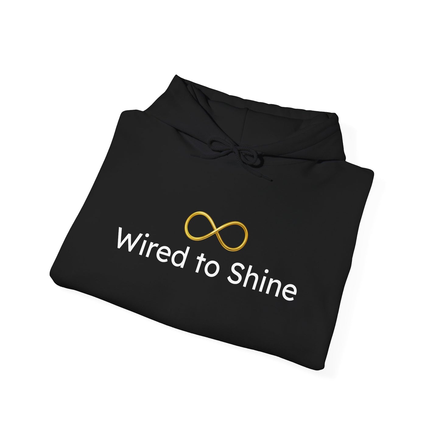 Supporting Minds That Shine-Wired to Shine Unisex Hoodie