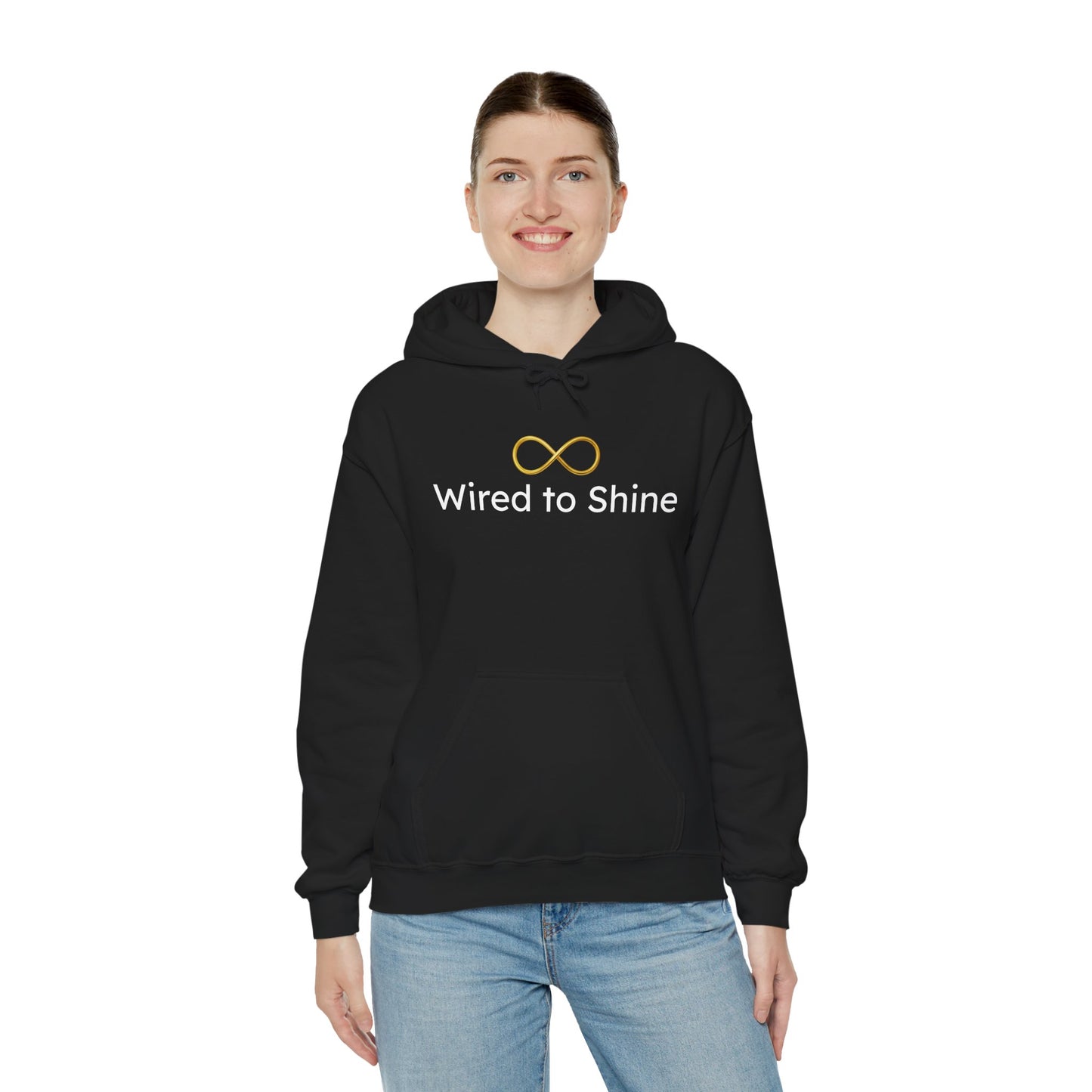 Different Not Less Wired to Shine Unisex Hoodie