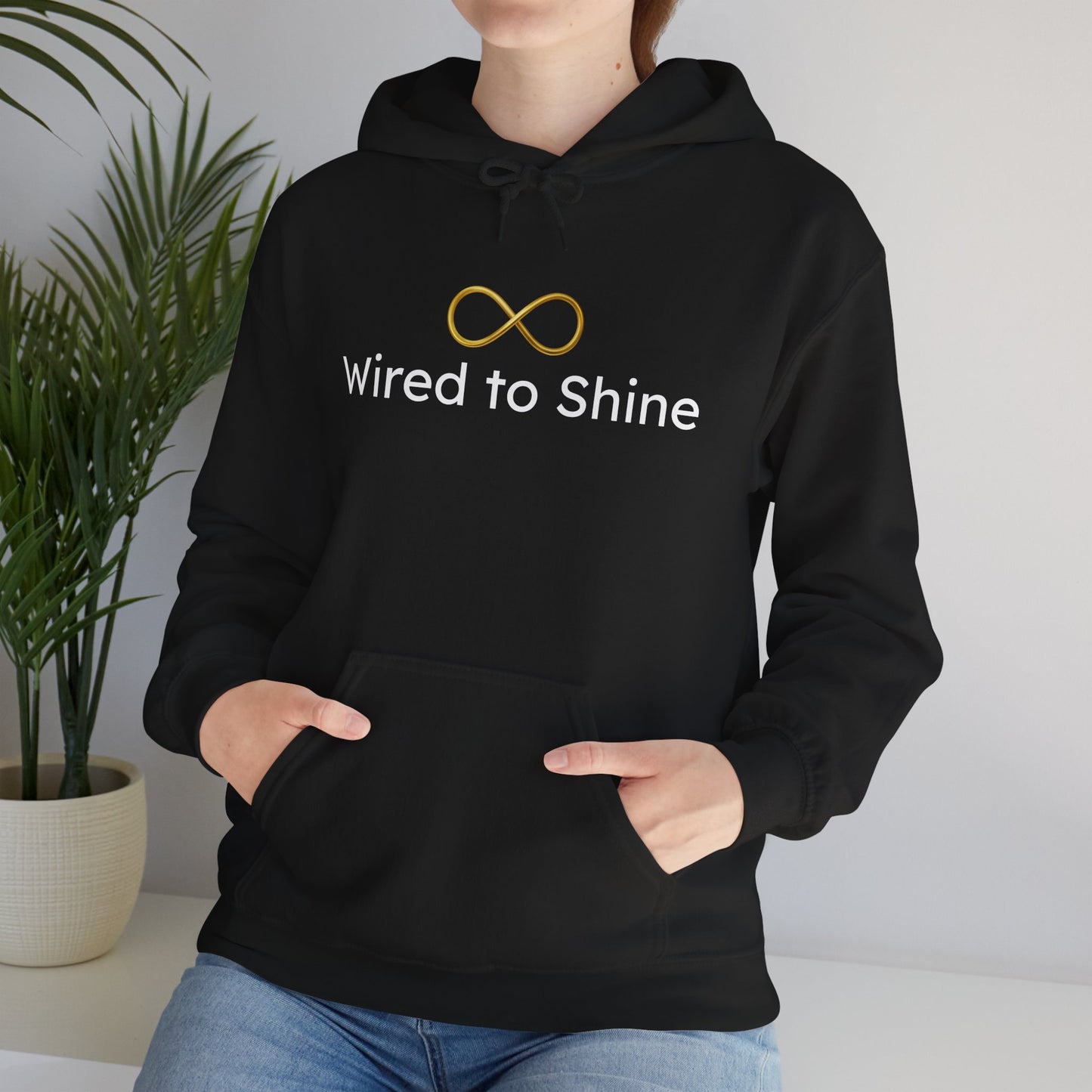 Educate. Accept. Empower-Wired to Shine Unisex Hoodie