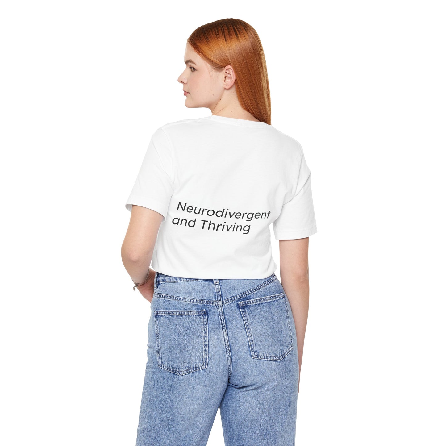 Unisex T-Shirt: 'Wired to Shine' - Neurodivergent and Thriving