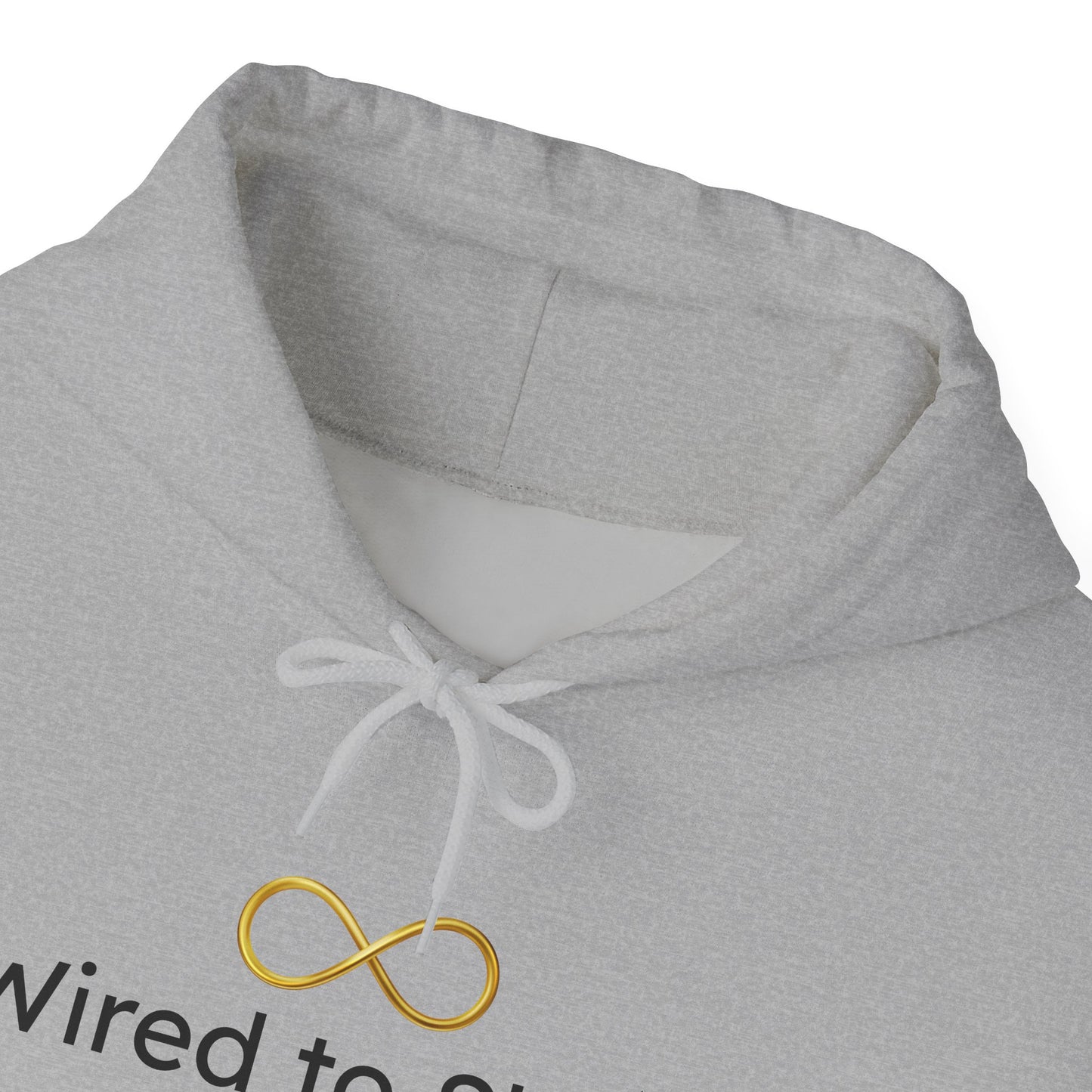 Different Not Less Wired to Shine Unisex Hoodie