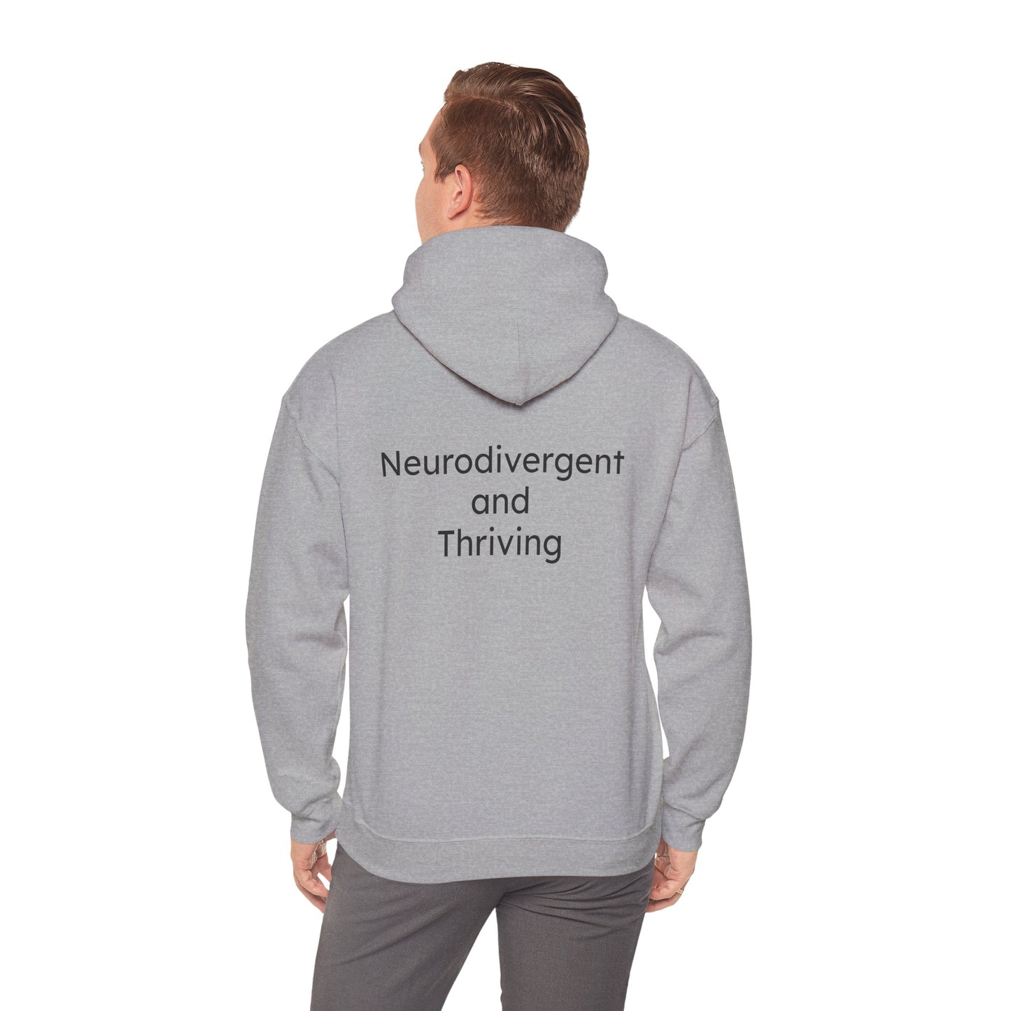 Neurodivergent and Thriving Wired to Shine Unisex Hoodie