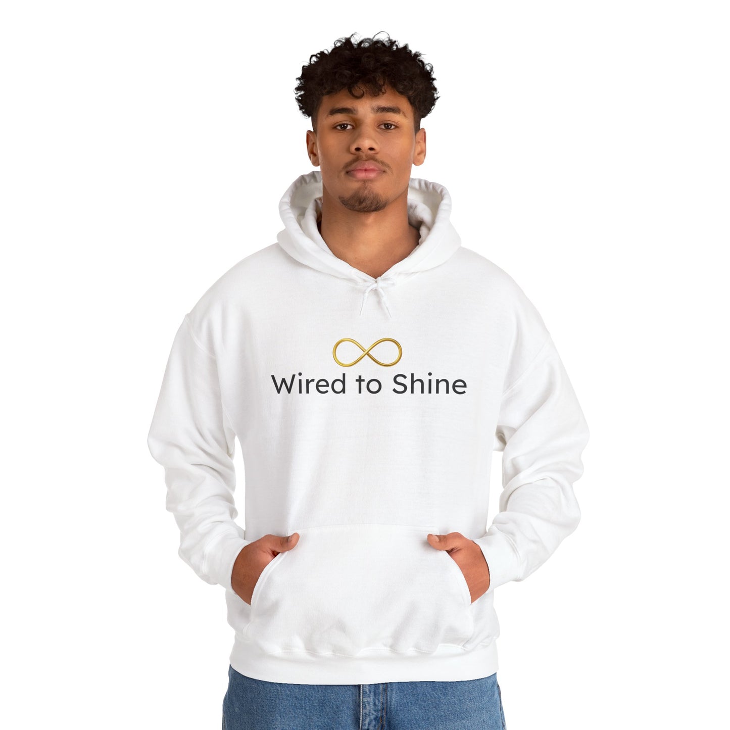 I see the World Differently-Thats my Superpower Wired to Shine Unisex Hoodie