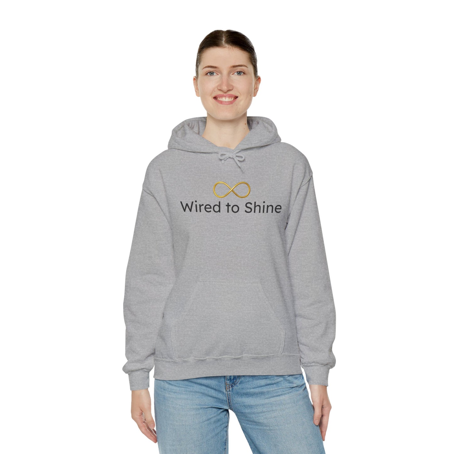 I see the World Differently-Thats my Superpower Wired to Shine Unisex Hoodie